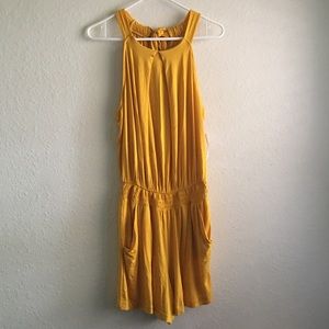 Yellow NY&C Romper!